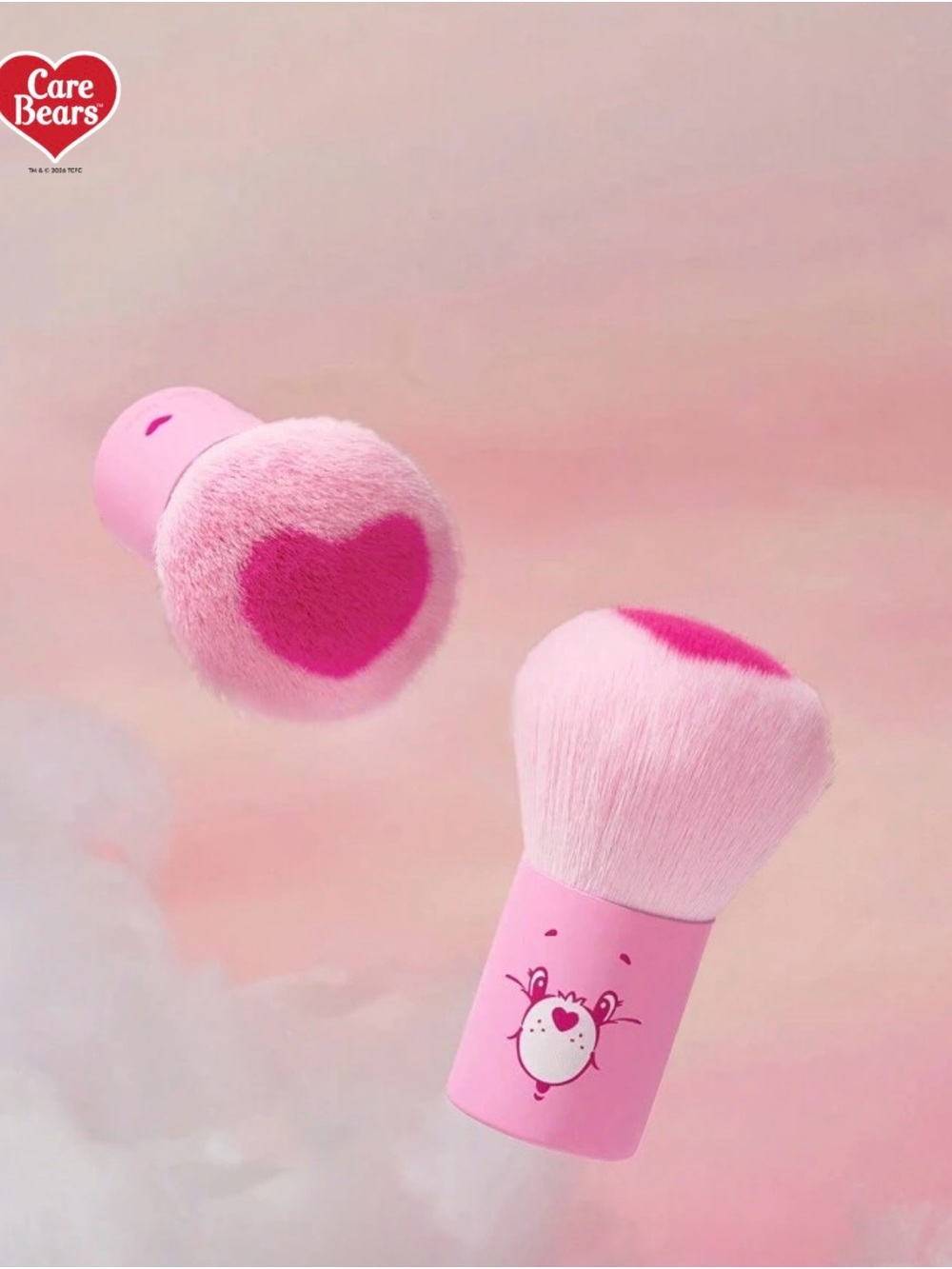 New limited edition Care Bears Pink Heart Kabuki Brush